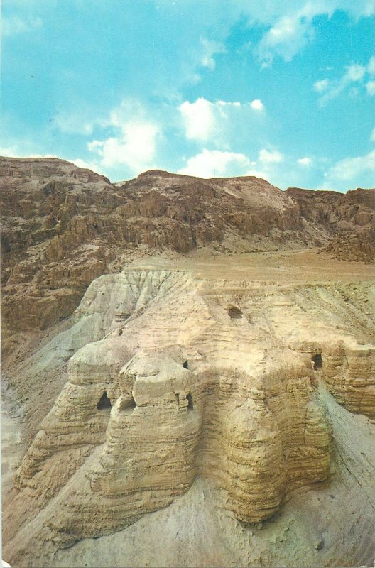 Postcard Jordan Qumran Caves