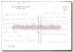 Modern Postcard ISLAND BREHAT Port closed