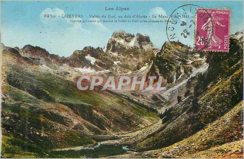 Old Postcard The Queyras Alps