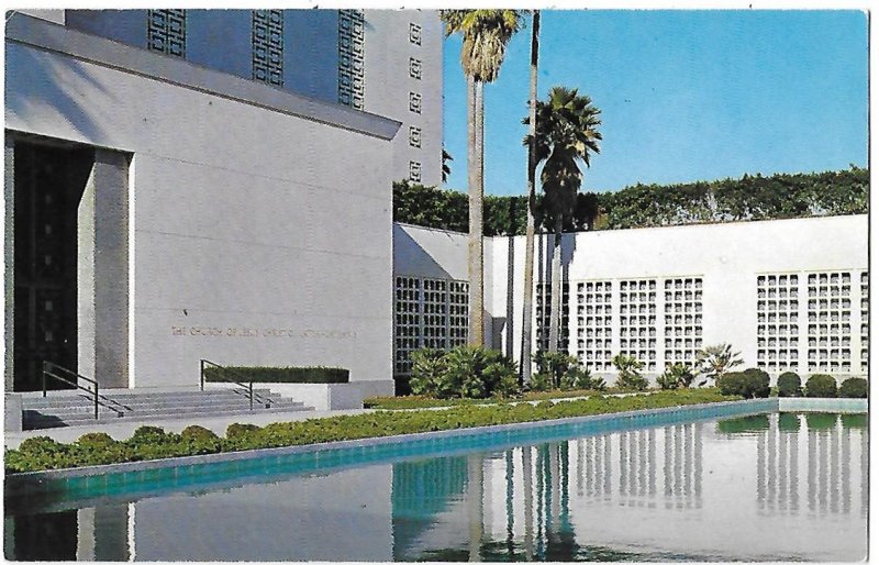 Los Angeles California LDS Temple Grounds Built 1952 Santa Monica Blvd