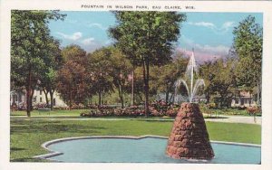 Wisconsin Eau Claire Fountain In wilson Park