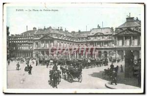 Old Postcard Paris La Place du Palais Royal