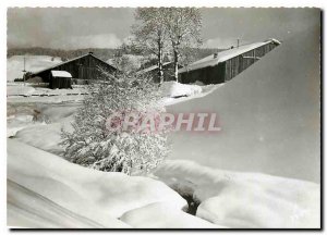 Postcard Modern Surroundings of Morzine Haute Savoie Winter landscape Col des...