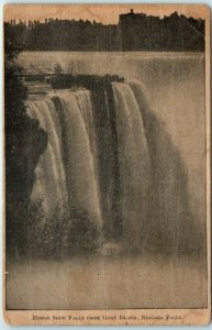 M-19625 Horse Shoe Falls From Goat Island Niagara Falls Canada