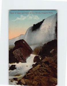 Postcard Rock of Ages and Cave of the Winds, Niagara Falls, New York