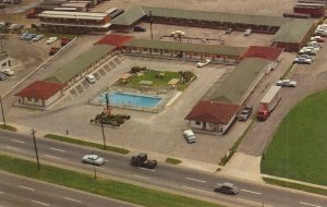 Motel Marylander Baltimore 5 Maryland Aerial View Postcard