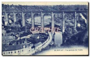 Old Postcard Dinan Vue Generale Viaduct