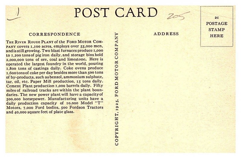 Michigan  River Rouge Ford Motor Co. Plant