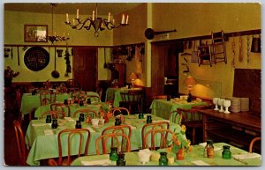 Lebanon Ohio 1960s Postcard The Shaker Room The Golden Lamb Inn