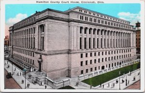 Hamilton County Court House Cincinnati Ohio Vintage Postcard C074