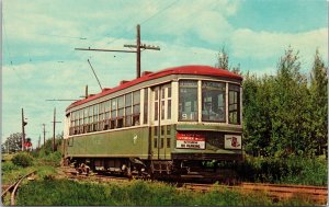 VINTAGE POSTCARD SEASHORE TROLLEY MUSEUM KENNEBUNKPORT MAINE MONTREAL 2650 CLASS