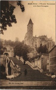 CPA auch the monumental staircase and the tower of armagnac (1169409)
							
							