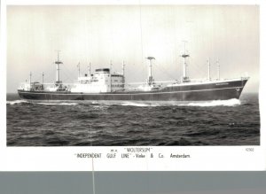 m.v. Woltersum Independent Gulf Line Vinke & Co Amsterdam RPPC Ship 06.13