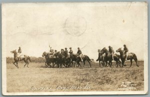 CAMP KNOX KY 1929 CAVALRY ANTIQUE REAL PHOTO POSTCARD RPPC