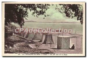 Postcard Old La Tranche sur Mer A nice part of the Beach