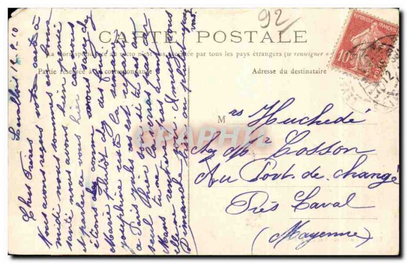 Postcard Old Levallois Rue Victor Hugo