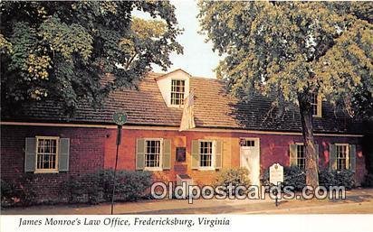 James Monroe's Law Office Fredericksburg, VA, USA Unused 