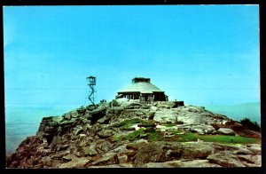 NY WILLINGTON Whiteface Mt. Fire Tower and Shelter Adirondack Mountains - Chrome