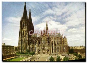 Postcard Modern Koln Dom Südseite