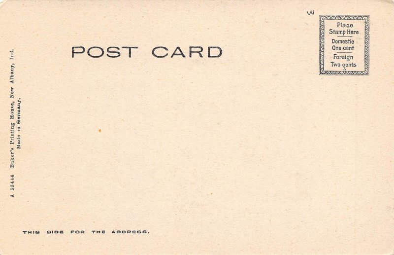 Holy Trinity Church New Albany Indiana 1905c postcard