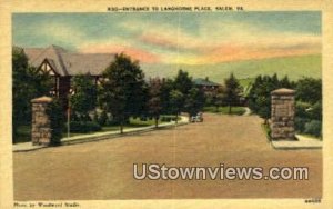 Entrance To Langhorne Place - Salem, Virginia