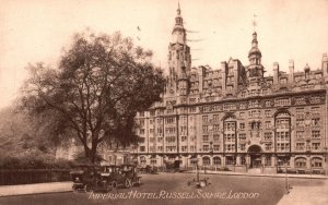 Vintage Postcard 1930's Imperial Hotel Russell Square Landmark London England