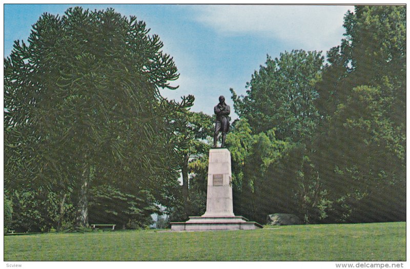 Robert Burns Statue, Stanley Park,  Vancouver, British Columbia, Canada, 40´...