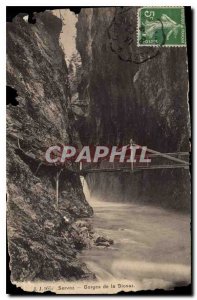 Postcard Old Servoz Gorges Diosaz