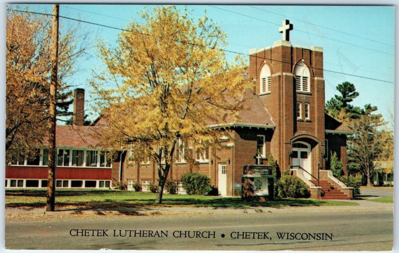 c1960s Chetek, WI Lutheran Church Christian Chapel for Spiritual Needs PC A232