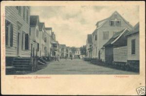 suriname, PARAMARIBO, Oranjestraat (ca. 1899) Globus