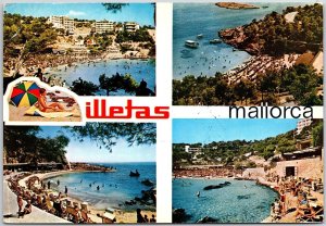 Mallorca (Baleares) Espana Palma Playa De Illetas Spain Beaches Postcard