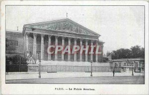 Old Postcard Paris Palais Bourbon