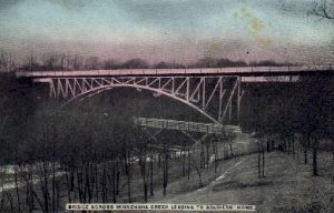 Bridge Across Minnehaha Creek in Minneapolis, Minnesota