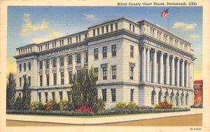 Scioto County Court House Portsmouth, Ohio OH Postcard