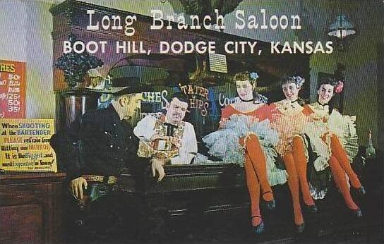 Kansas Dodge City Boot Hill Long Branch Saloon