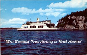 Vermont, Burlington Harbor - M.V. Adirondack Ferry - [VT-103]