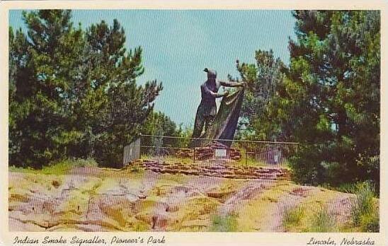 Nebraska Lincoln Indian Smoke Signaller Pioneers Park