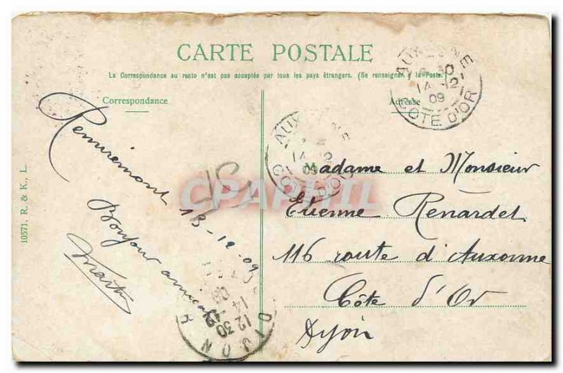 Old Postcard Paris Gare Saint Lazare