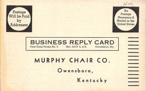 Murphy's jumbo spring lounge chair folded card Owensboro KY