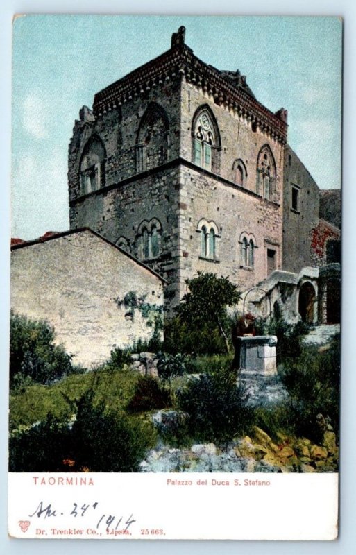 TAORMINA - Palazzo del Duca S. Stefano - ITALY UDB Postcard