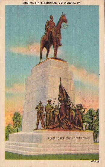 Virginia State Memorial Gettysburg Pennsylvania