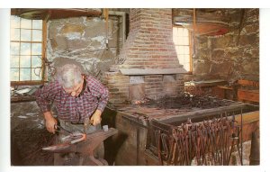 MA - Old Sturbridge Village. Inside Moses Wilder Blacksmith Sop