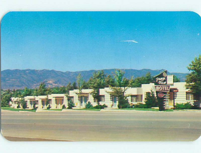 Unused 1950's RANGE VIEW MOTEL Colorado Springs Colorado CO u3305@