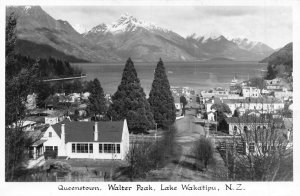 QUEENSTOWN-LAKE WAKATIPU NEW ZEALAND-WALTER PEAK~1960s PHOTO POSTCARD*