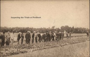 Doylestown PA Agriculture Inspecting the Trials at Fordhook Farm c1900s-20s PC