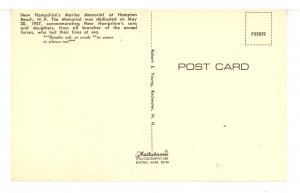 NH - Hampton Beach. Marine Memorial