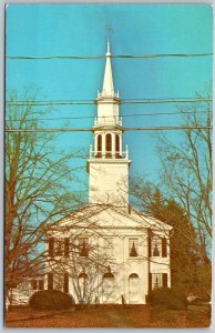 Vtg Avon Connecticut CT Congregational Church Postcard