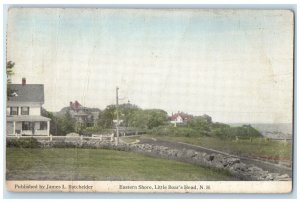 1920 Eastern Shore Scene Little Boar's Head New Hampshire NH Posted Postcard