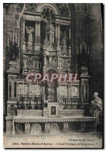 Old Postcard Sainte Anne d'Auray privileged Altar of St. Anne