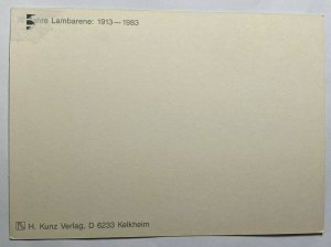 UNUSED POSTCARD - ALBERT SCHWEITZER LAMBARENE GABON (KK3213) 